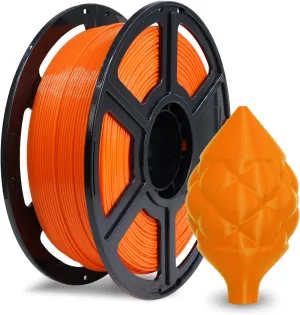 FLASHFORGE ABS Pro Filament 1.75mm Orange, 3D Printer Filament 1kg (2.2lbs) Spool-Dimensional Accuracy  /- 0.02mm, Hot Deformation Below 90℃, Great for Printing Heat-Resistant Functional Parts