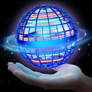 Flying Orb Ball 2023 Upgraded Magic Cosmic Globe Hand Controlled Boomerang Hover Ball for Boys Girls Adults, Cool Toys Gift for Halloween Christmas Birthday Indoor Outdoor Games (Blue)