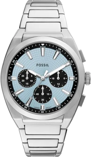 Fossil Men's Everett Quartz Stainless Steel Three-Hand Watch