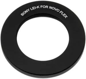 Fotodiox Lens Mount Adapter - Novoflex Fast-Focusing Rifle Lens (Photosniper) to Sony Alpha A-Mount (and Minolta AF) Mount SLR Camera Body
