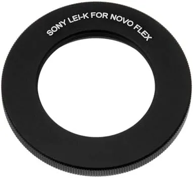 Fotodiox Lens Mount Adapter - Novoflex Fast-Focusing Rifle Lens (Photosniper) to Sony Alpha A-Mount (and Minolta AF) Mount SLR Camera Body