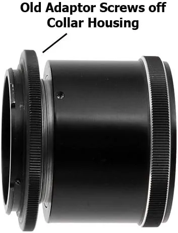 Fotodiox Lens Mount Adapter - Novoflex Fast-Focusing Rifle Lens to Canon EOS (EF, EF-S) Mount SLR Camera Body