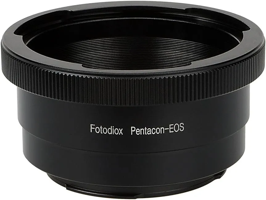 Fotodiox Lens Mount Adapter - Pentacon 6 (Kiev 60) SLR Lens to Canon EOS (EF, EF-S) Mount SLR Camera Body