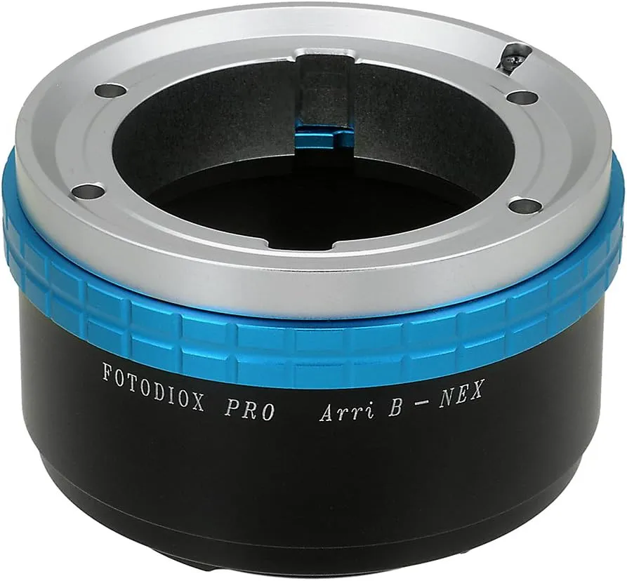 Fotodiox Pro Lens Mount Adapter, Arri Bayonet (Arri-B) Mount Lenses to Sony E-Mount Mirrorless Camera Adapter - for Sony Alpha E-Mount Camera Bodies (APS-C & Full Frame Such as NEX-7, a5100, a7II)
