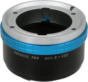 Fotodiox Pro Lens Mount Adapter, Arri Bayonet (Arri-B) Mount Lenses to Sony E-Mount Mirrorless Camera Adapter - for Sony Alpha E-Mount Camera Bodies (APS-C & Full Frame Such as NEX-7, a5100, a7II)