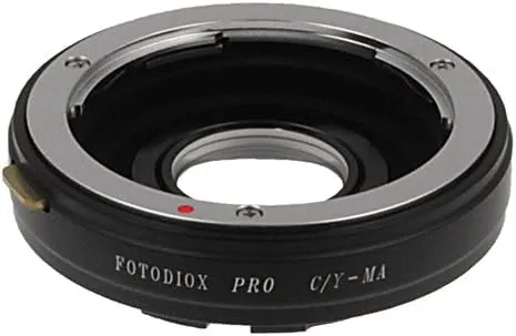 Fotodiox PRO Lens Mount Adapter, Contax Yashica (C/Y) Mount Lens to Sony A-Mount DSLRS Cameras, CY-Sony(a) PRO
