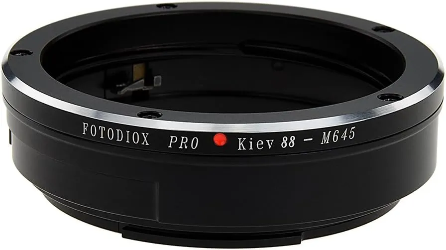 Fotodiox Pro Lens Mount Adapter - Kiev 88 Lens to Mamiya 645 (M645) Mount SLR Camera Body