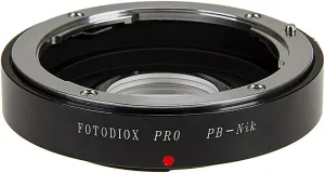 Fotodiox Pro Lens Mount Adapter, Praktica B-System (Also Know as PB) Lens to Nikon DSLRs Camera, PB-Nikon Pro