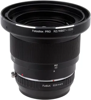 Fotodiox Pro Lens Mount Adapters with Focusing Barrel, Mamiya RB67 Mount Lenses to to MFT (Micro-4/3, M4/3) Mount Mirrorless Camera (Such as OM-D E-M10, Lumix GH4, and BMPCC)