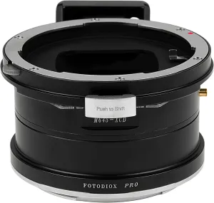 Fotodiox Pro Lens Mount Shift Adapter - Compatible with Mamiya 645 (M645) Mount Lens to Hasselblad X-System (XCD) Mount Mirrorless Camera Body