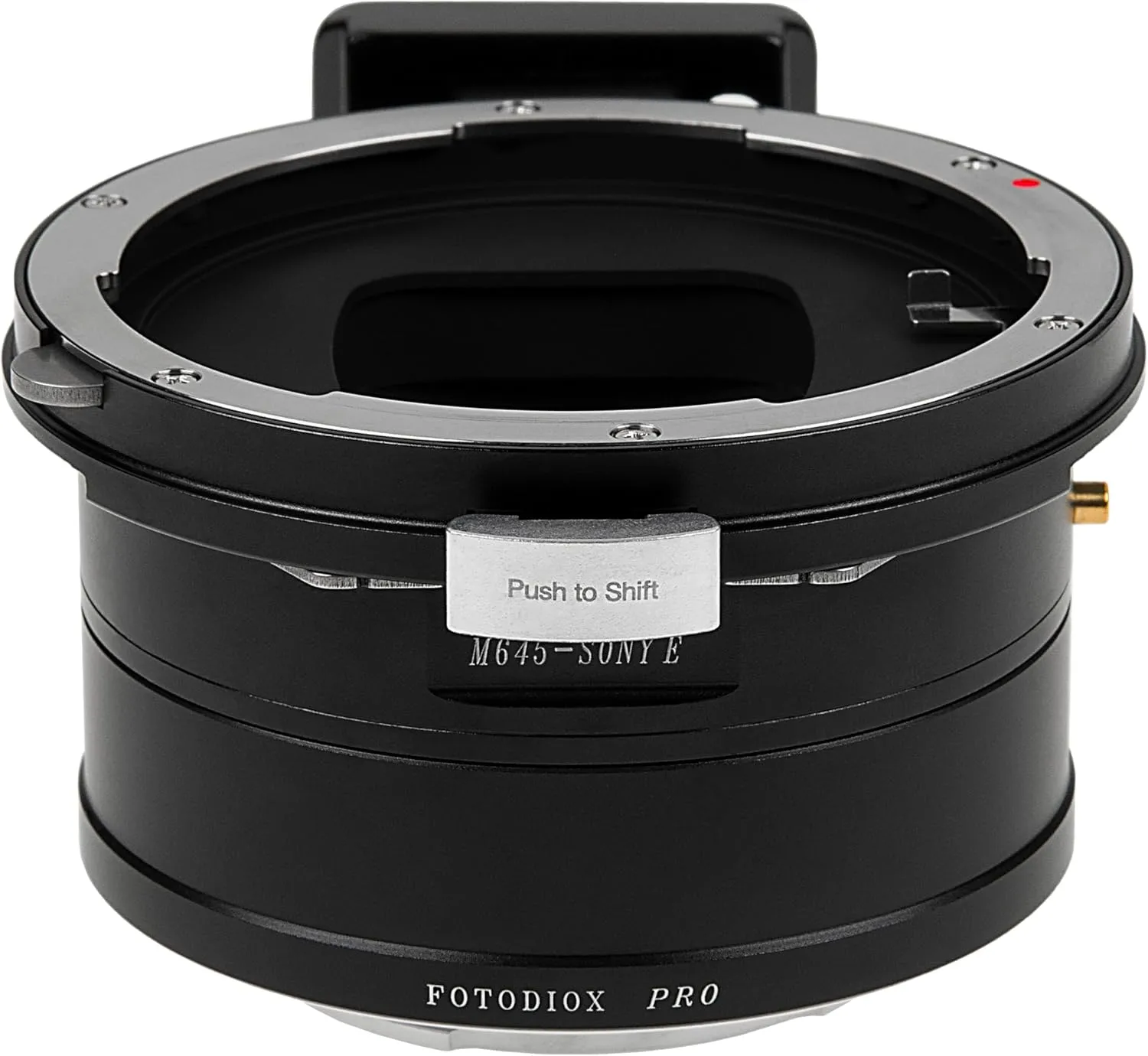 Fotodiox Pro Lens Mount Shift Adapter - Compatible with Mamiya 645 (M645) Mount Lens to Sony Alpha E-Mount Mirrorless Camera Body
