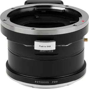Fotodiox Pro Lens Mount Shift Adapter - Compatible with Pentax 645 (P645) Mount Lens to Hasselblad X-System (XCD) Mount Mirrorless Camera Body