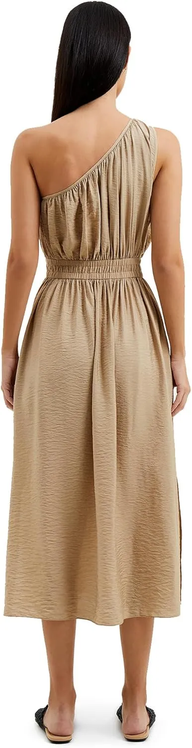French Connection Women's Faron Midi One Shoulder Dress