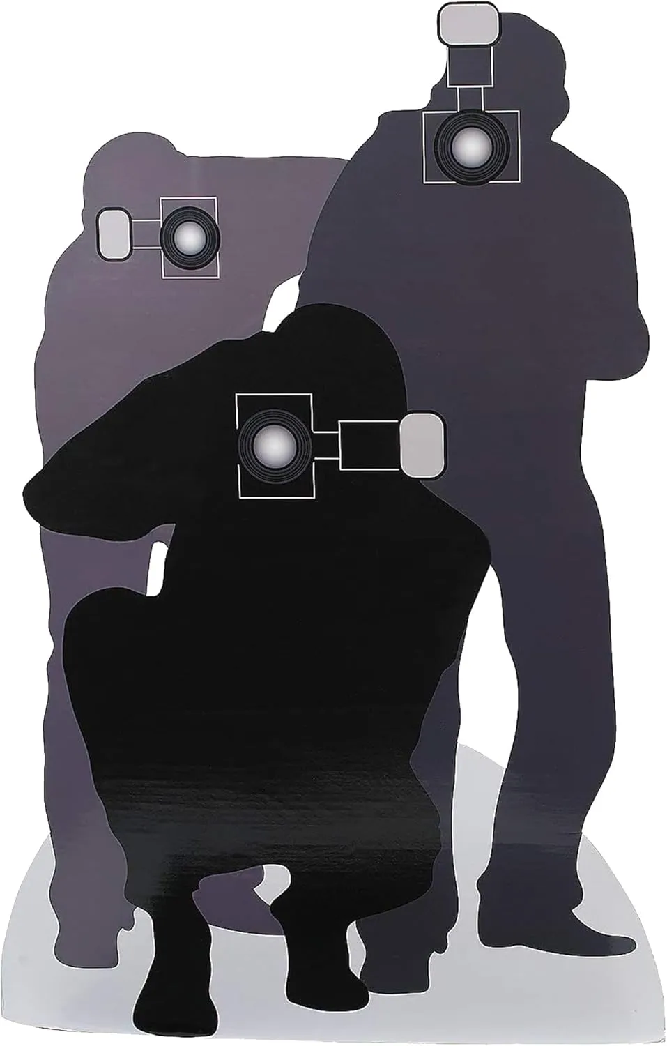 Fun Express 40" x 65" Paparazzi Silhouette Cardboard Cutout Stand-Up Decoration - Great for Prom, Grand Events and Work Events