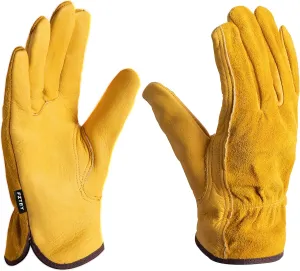 FZTEY Thorn Proof Gardening Men & Women Gloves Breathable Flexible 8(Medium)