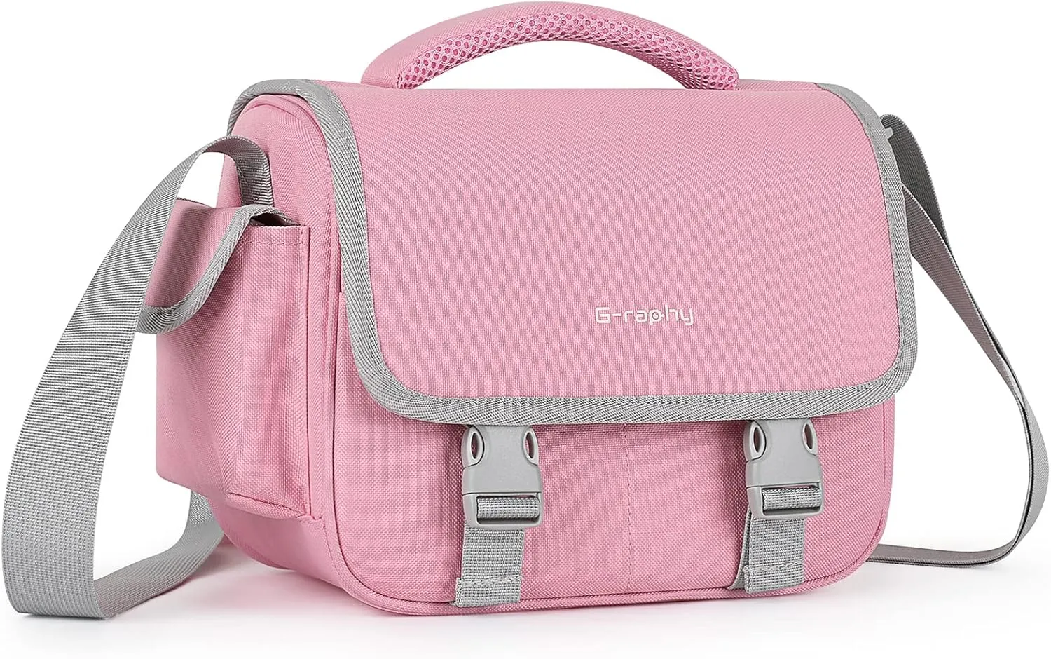 G-raphy Camera Bag Large DSLR SLR Bag Camera Sling Bag Pink Camera Case for Cameras, Flashes, Lenses and Photography Accessories