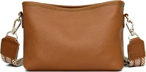 GAEKEAO Crossbody Bags for Women Small Cross Body Bag Genuine Leather Camera Bag Purse with Adjustable Strap