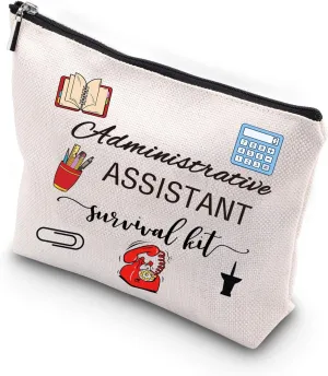 Generic, WCGXKO Administrative Assistant Survival Kit Secretary Gift Travel Accessories Toiletry Bag Makeup Bag