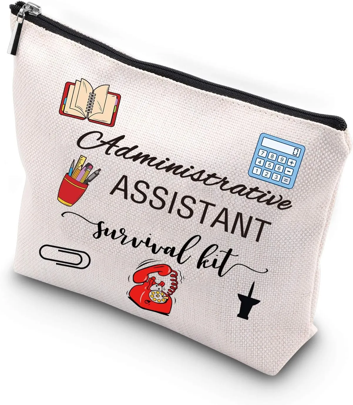 Generic, WCGXKO Administrative Assistant Survival Kit Secretary Gift Travel Accessories Toiletry Bag Makeup Bag