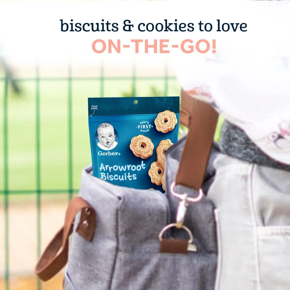 Gerber Snacks for Baby Lil Biscuits, 4.44 Ounce (Pack of 8)