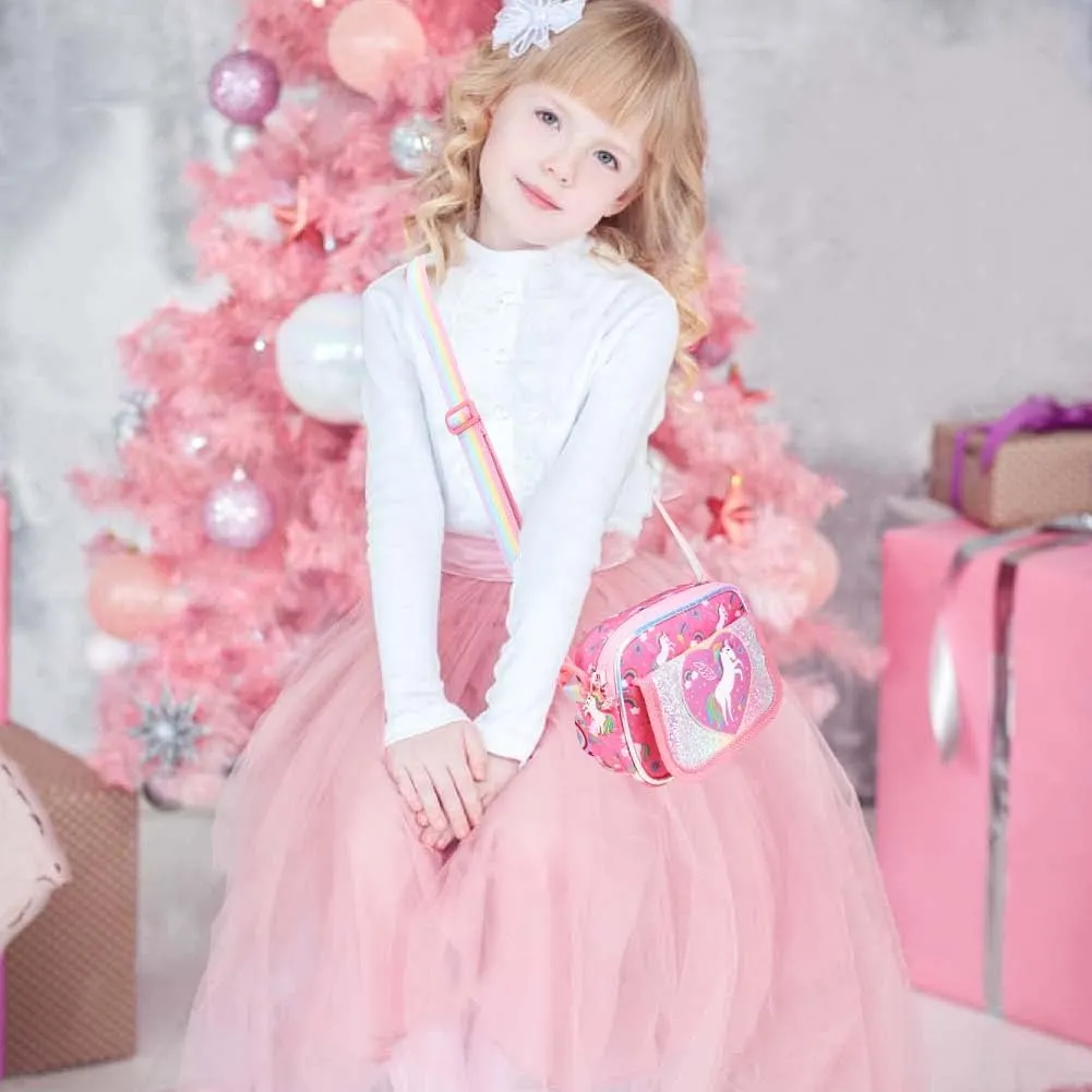 Girls Purse for Kids Age 3-12 - Purse for Little Girl Gifts, Crossbody Bag Bunny