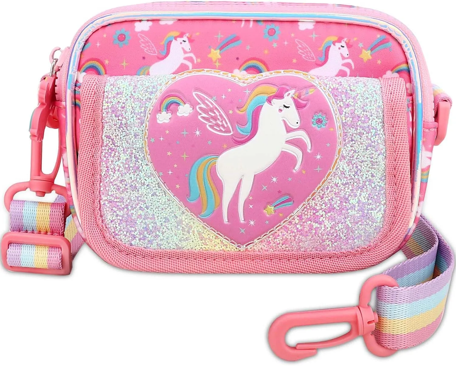 Girls Purse for Kids Age 3-12 - Purse for Little Girl Gifts, Crossbody Bag Bunny