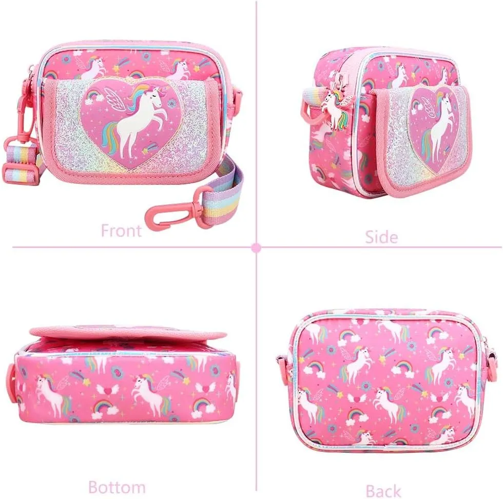 Girls Purse for Kids Age 3-12 - Purse for Little Girl Gifts, Crossbody Bag Bunny