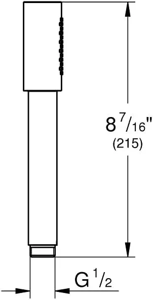 GROHE 26465GN0 Sena Stick Hand Shower, Brushed Cool Sunrise