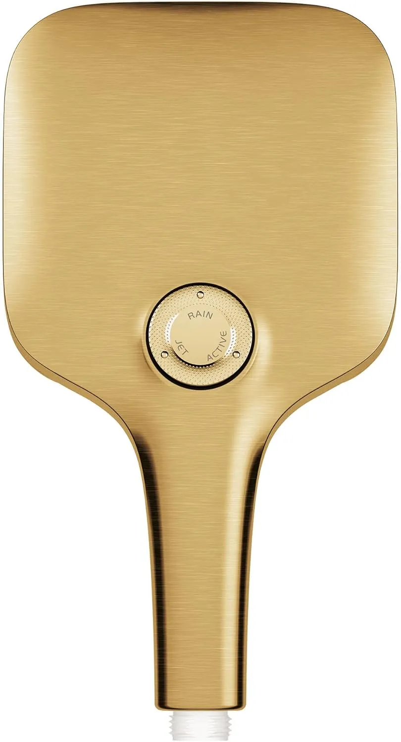 Grohe Rainshower SmartActive Hand Shower, 3 Sprays, 1.75 GPM, Brushed Cool Sunrise