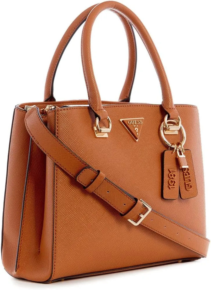 GUESS Noelle Girlfriend Satchel, Brown