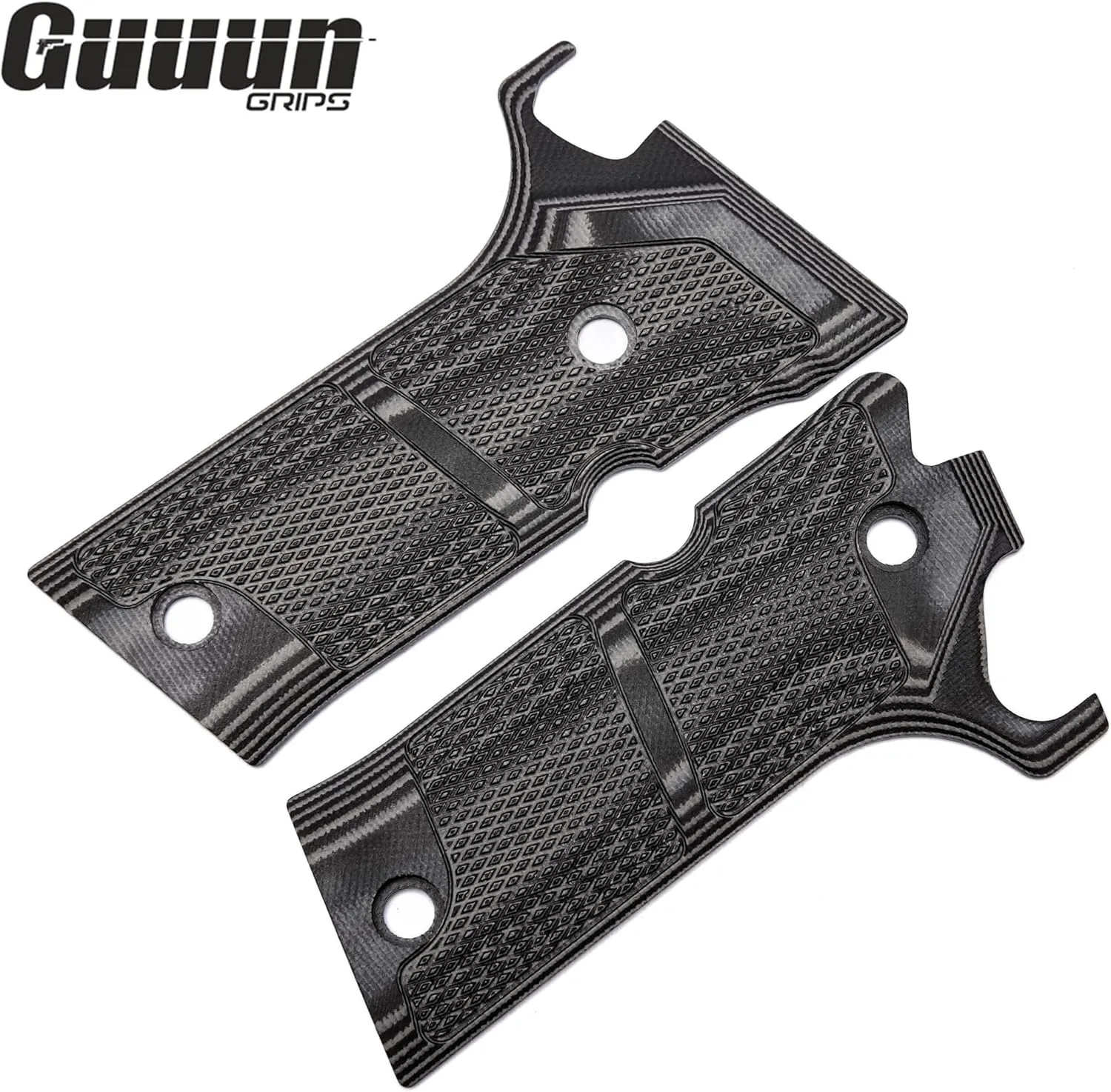 Guuun G10 Grips for Beretta 92X Performance, OPS Shadow Matrix Texture Makes The Stick to Your Hand