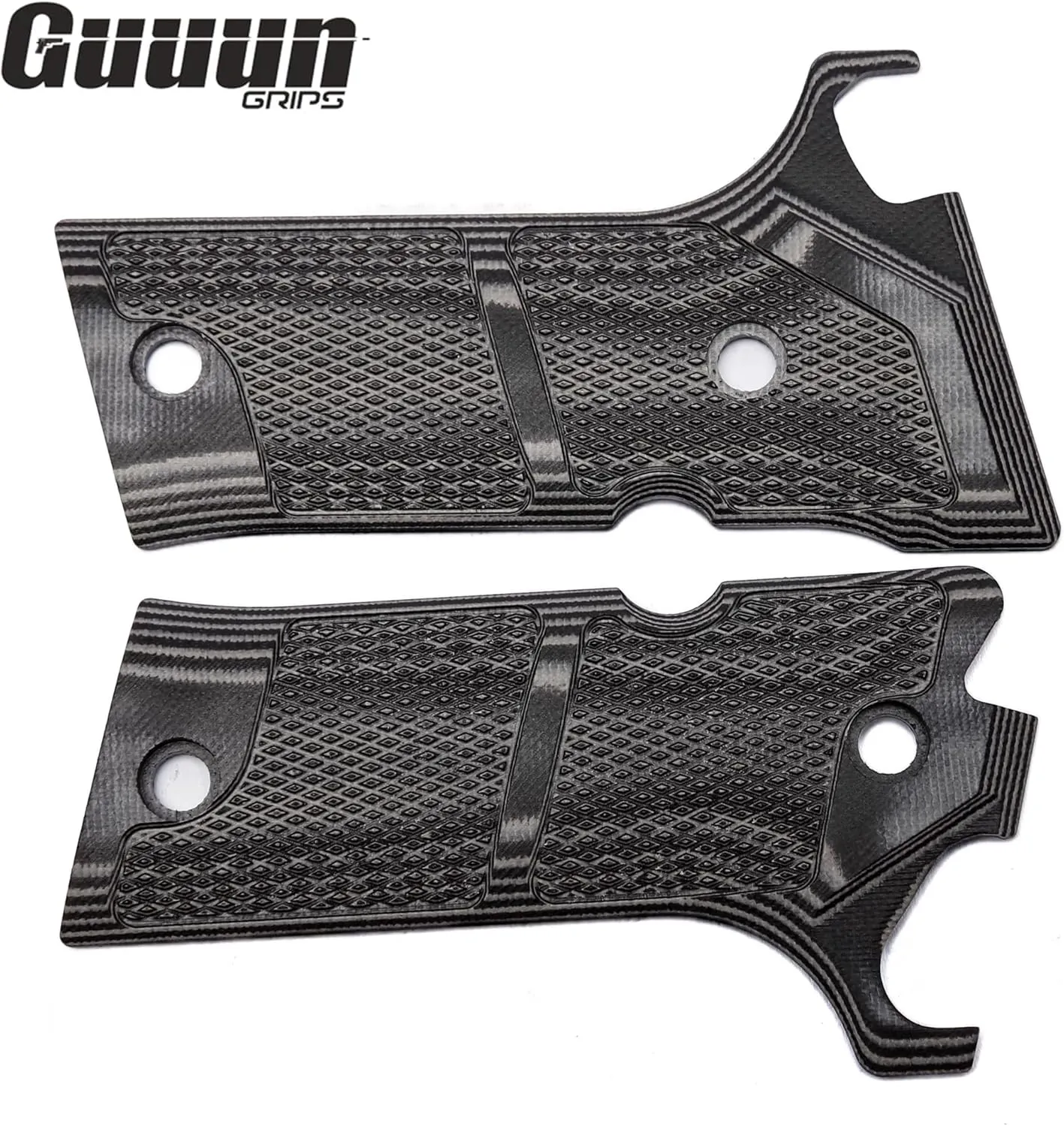 Guuun G10 Grips for Beretta 92X Performance, OPS Shadow Matrix Texture Makes The Stick to Your Hand