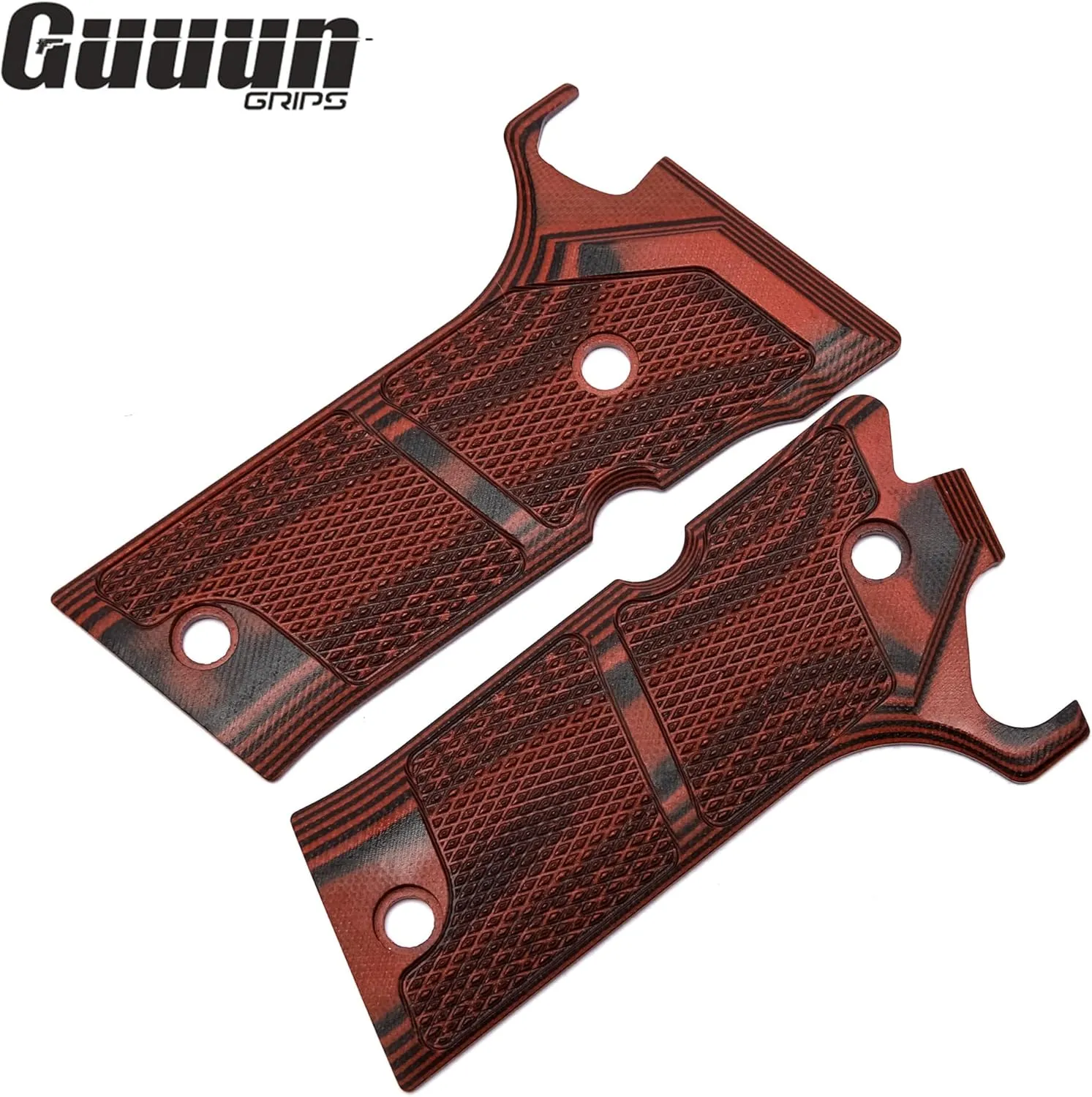 Guuun G10 Grips for Beretta 92X Performance, OPS Shadow Matrix Texture Makes The Stick to Your Hand