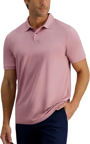 Haggar Men's Short Sleeve Stretch Polo (Regular and Big and Tall Sizes)