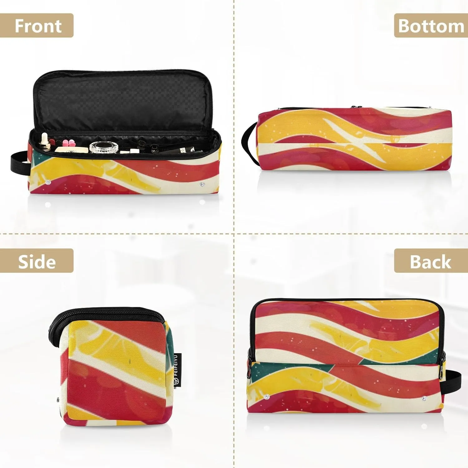 Hair Tools Travel Bag with Heat Resistant Mat Curling Iron Bag for Women Hair Tool Storage Case Straightener Flat Irons Hot Tools Travel Essentials American Flag and Olympics