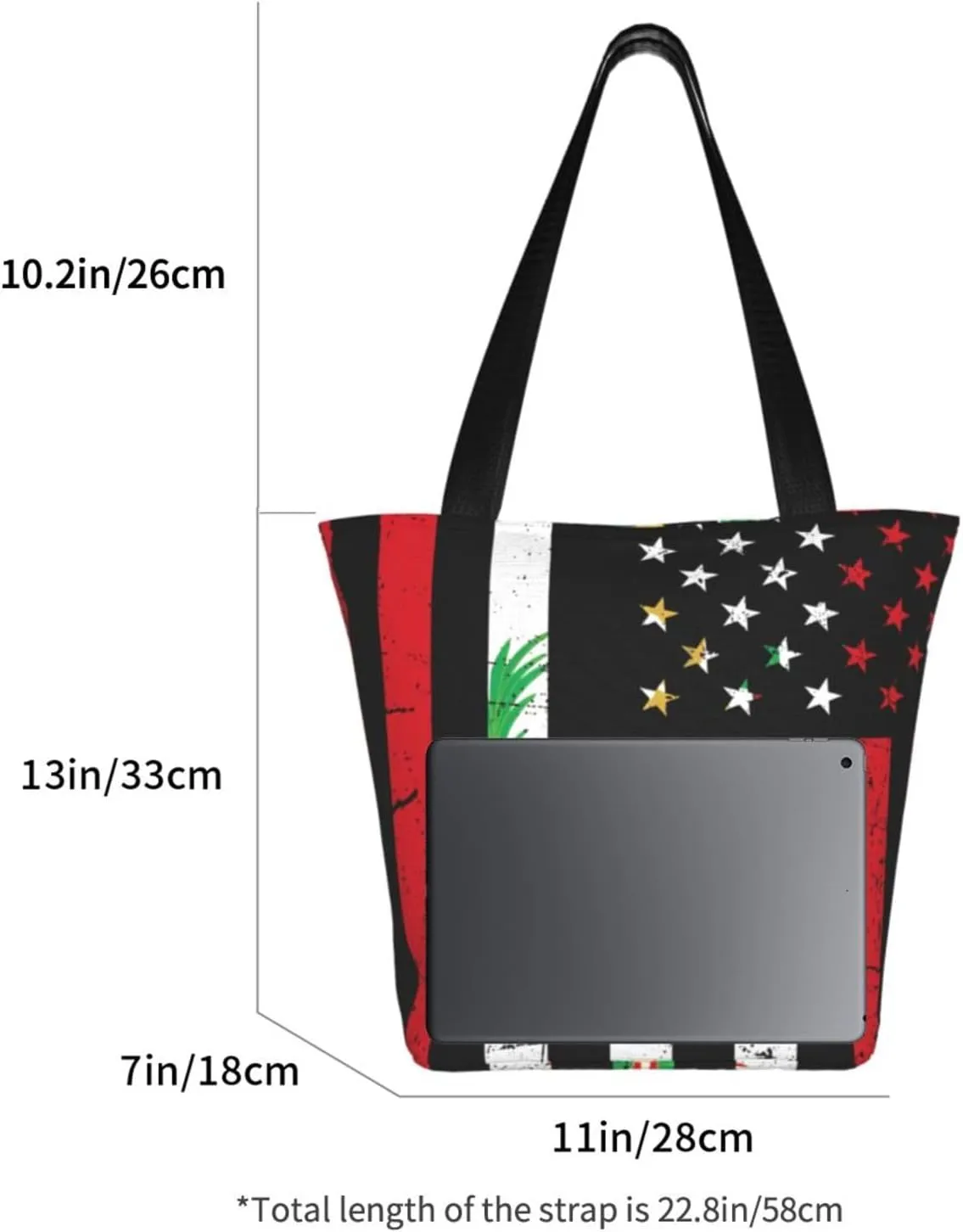 Haiti Flag Pray For Haiti Women's Tote Bag Shoulder Bag Shopping Handbag Large Capacity Handbag With Zipper