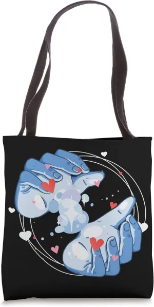 Hand Heart Charity Volunteering Kindness Heroes Donation Tote Bag