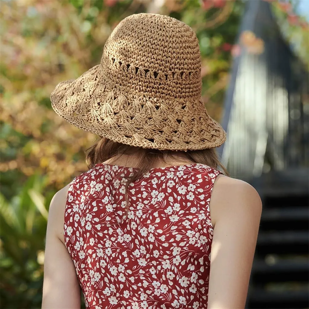 Hand Knit Bowler Hat English Vacation Casual Lafayette Hat Women Knitted Hat