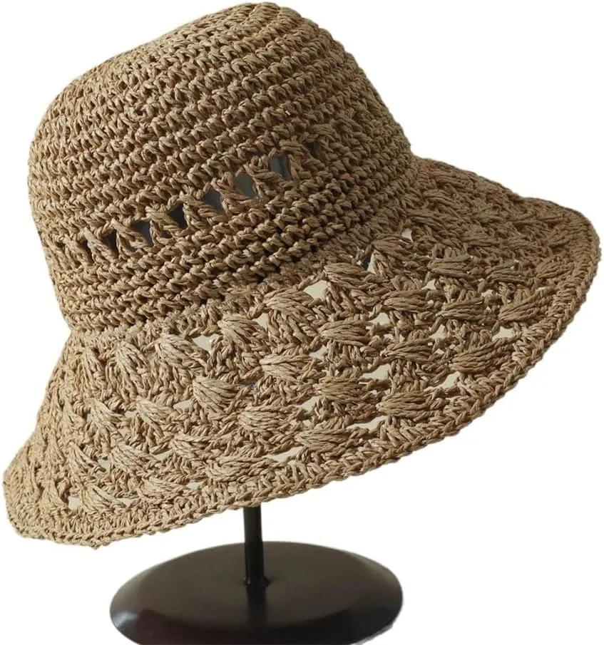 Hand Knit Bowler Hat English Vacation Casual Lafayette Hat Women Knitted Hat