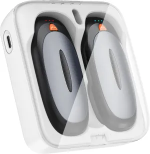 Hand Warmers Rechargeable with 10000mAh Charging Case, 2000mAh Portable Hand Warmers 2 Pack, Reusable Electric Pocket Heater for Hunting, Camping Gear, Outdoors, Gifts for Christmas