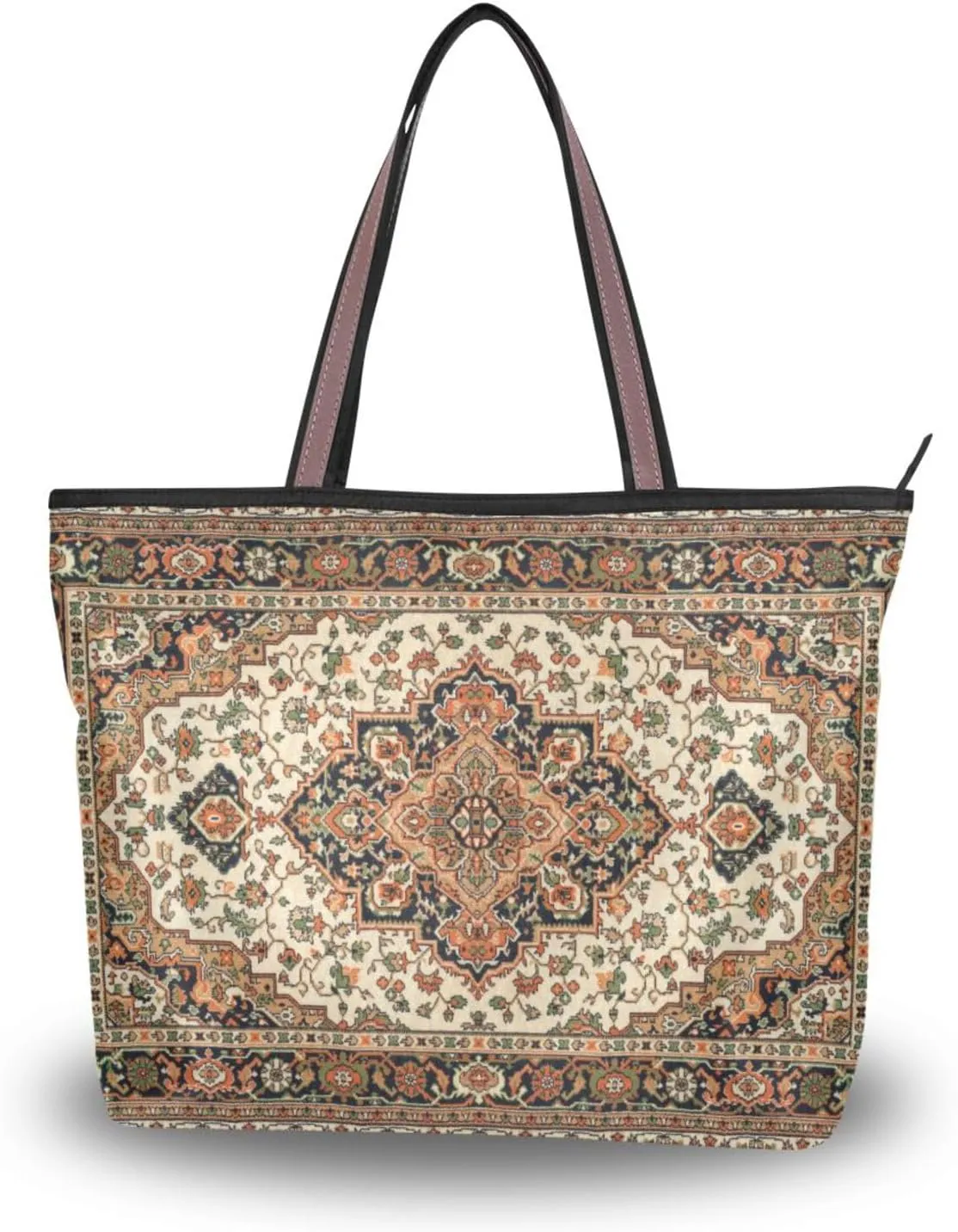 Handbag for Women Ethnic Old Rug Shoulder Bag Gym Tote Travel Shopping Satchel