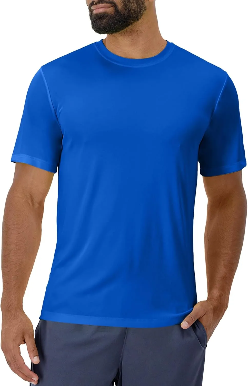 Hanes Men's T-shirt Pack, Cool Dri Moisture-wicking Performance T-shirt, Performance Tee, 40  Upf Protection, 2-pack