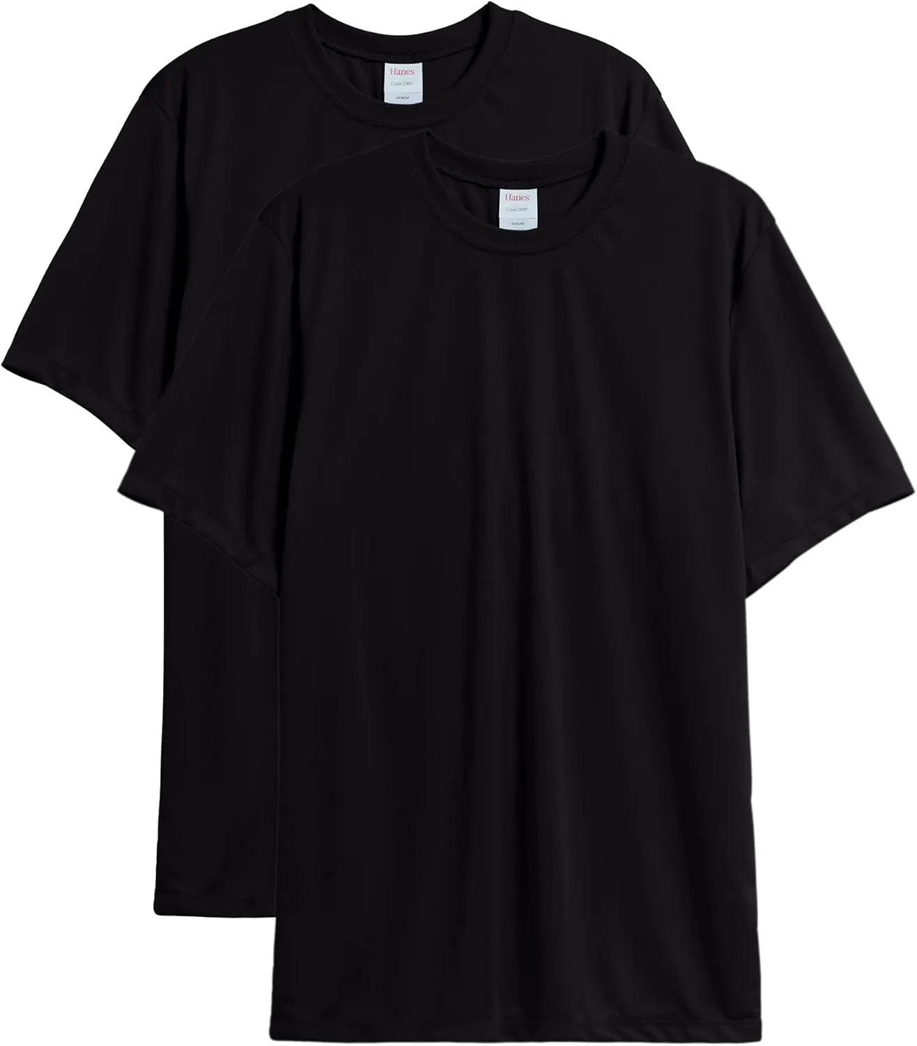 Hanes Men's T-shirt Pack, Cool Dri Moisture-wicking Performance T-shirt, Performance Tee, 40  Upf Protection, 2-pack