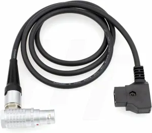 HangTon High Flex Power Cable D-tap P-tap to 90-degree 8 Pin for ARRI Alexa Mini, Amira, Alexa Mini LF Camera (50cm, Right Angle 8-Pin)
