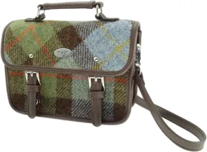 Harris Tweed Bervie Mini Satchel Bag With Adjustable & Removable Shoulder Strap