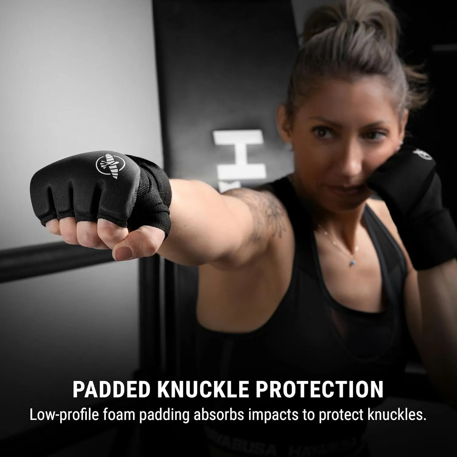 Hayabusa Elite Quick Wraps - Boxing & Martial Arts Hand Wraps - Black