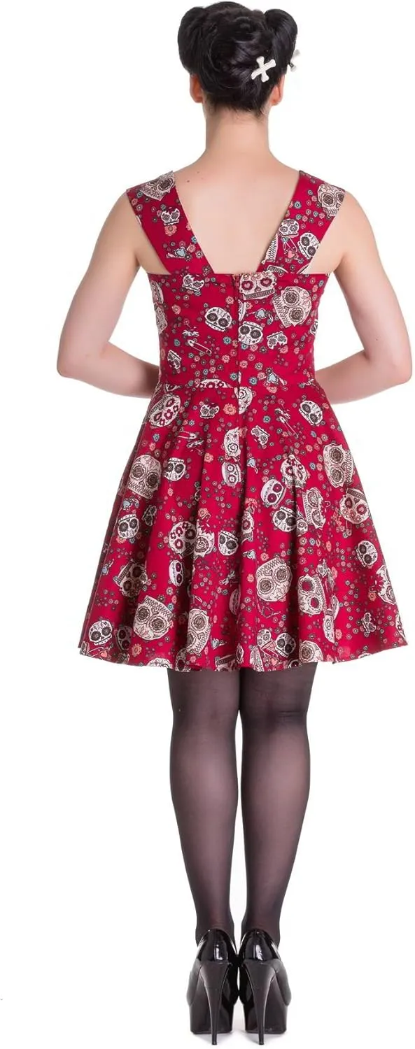 Hell Bunny Idaho Sugar Skull Dress