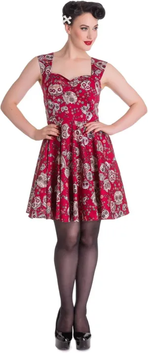 Hell Bunny Idaho Sugar Skull Dress