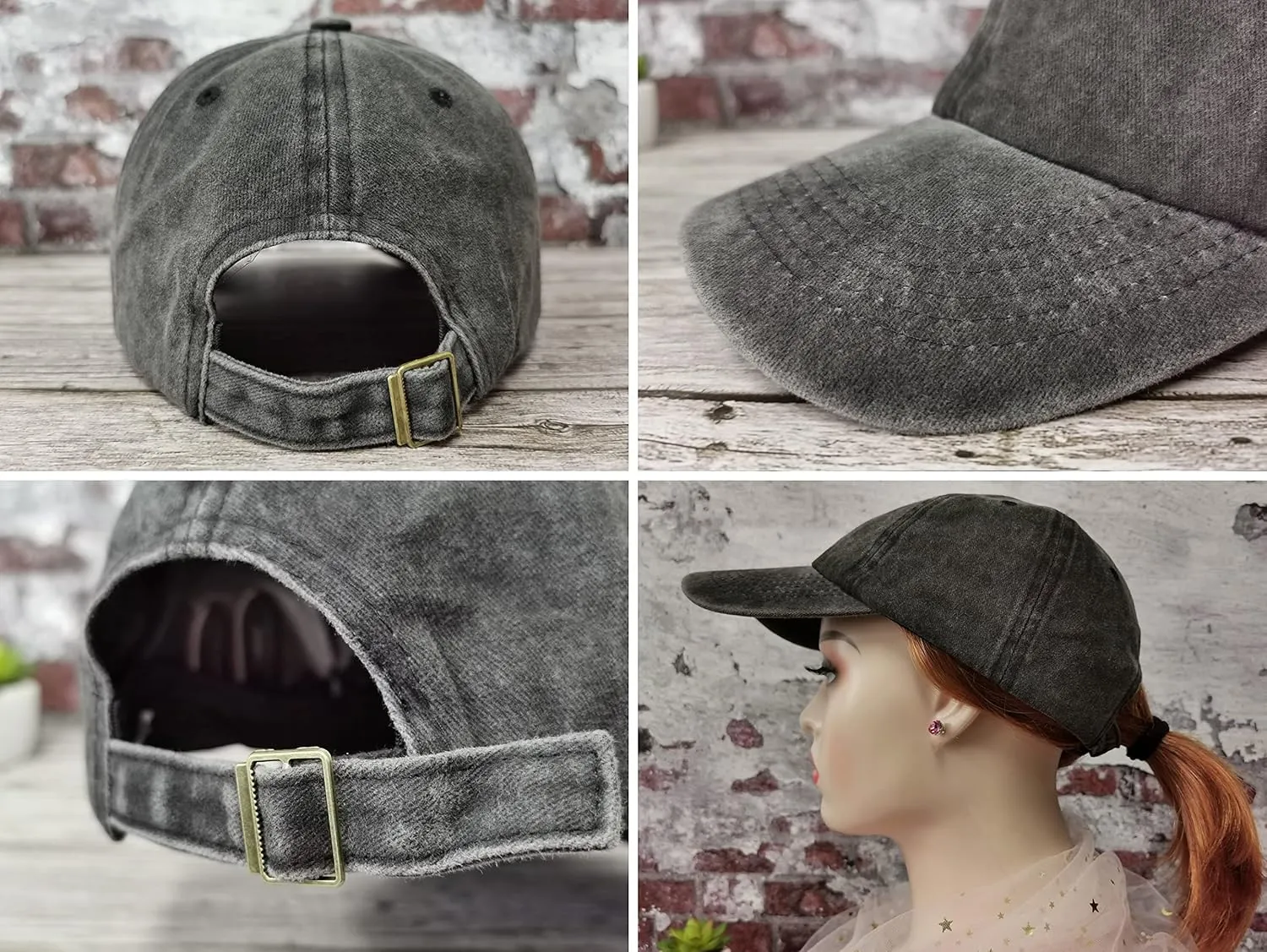 Hepandy Embroidered Baseball Hat for Men Women