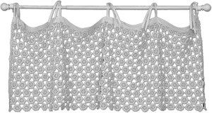 Heritage Lace CEP-4516W Crochet Envy 45" Wide X 16" Drop White Pearl Valance Crochet Envy 45" X 16" Drop White Pearl Valance
